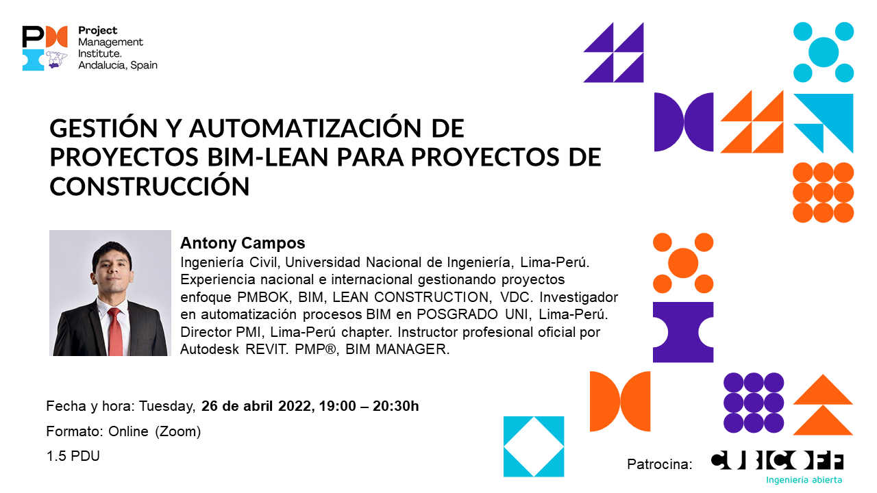 Cartel PMI A Webinar 26abril2022 BIM